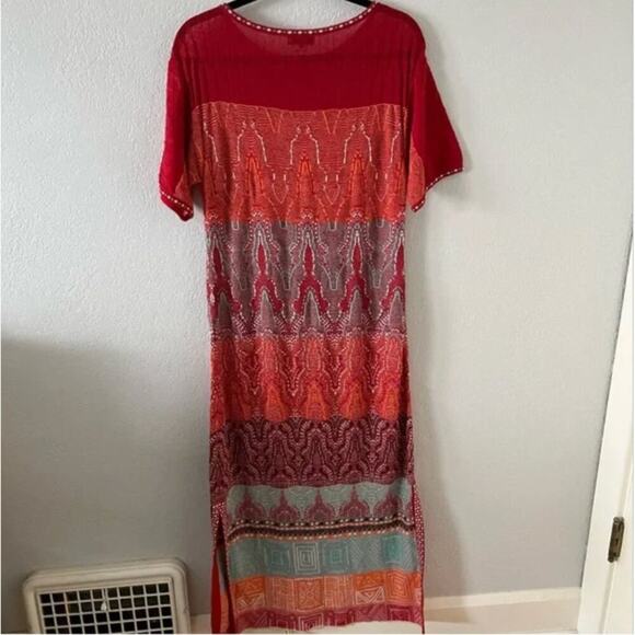 Ivko Colorful Loose Stitch Long Knit Maxi Dress - Picture 9 of 11